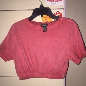Red Crop Top